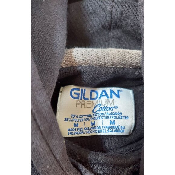 Gildan Premium Cotton Hoodie 2 Pretty Jus Truck'n Front Back Graphic Racing M - Picture 4 of 9